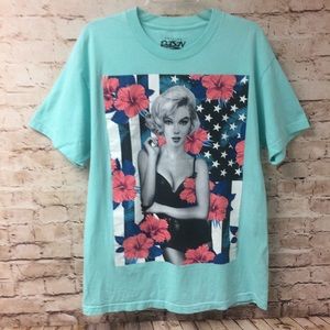 Popular Poison Marilyn Monroe Graphic Tee Large